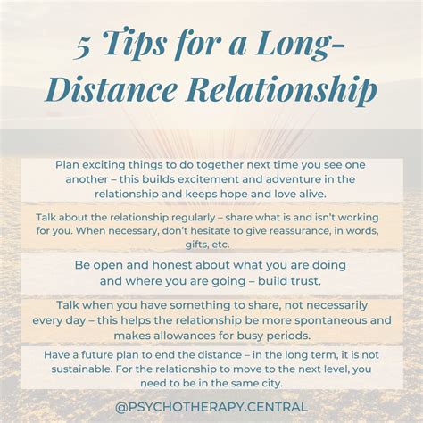 long distance relationship tips online dating